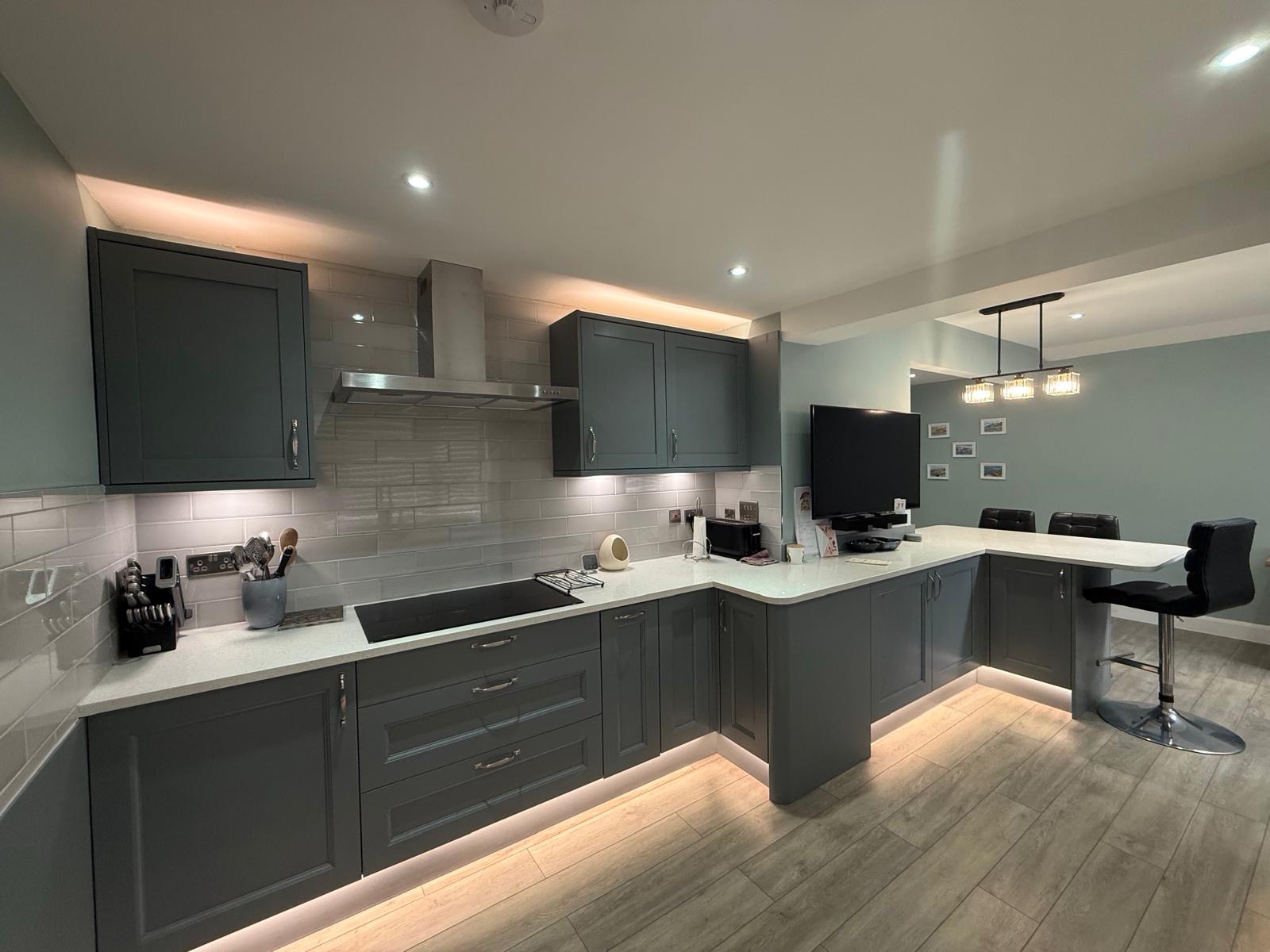 Open-Plan Kitchen & Diner — completed by Building Fit & Renovations LTD in Maidstone, Kent